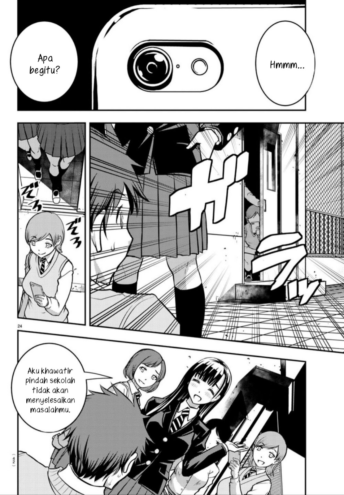 Yankee JK Kuzuhana-chan Chapter 01 Bahasa Indonesia